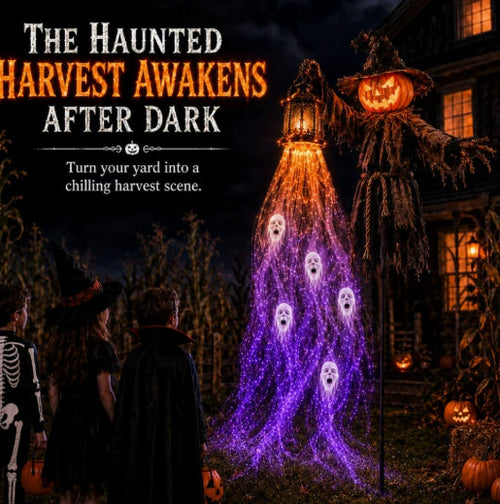 Halloween 75cm Grim Reaper Lantern for Garden Decor