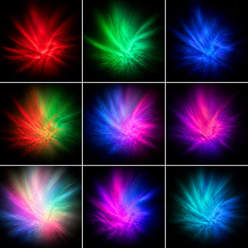 Colourful light modes