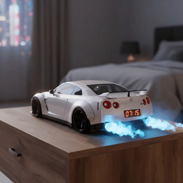 Supercar Alarm Clock with Engine Sound and Light Effects