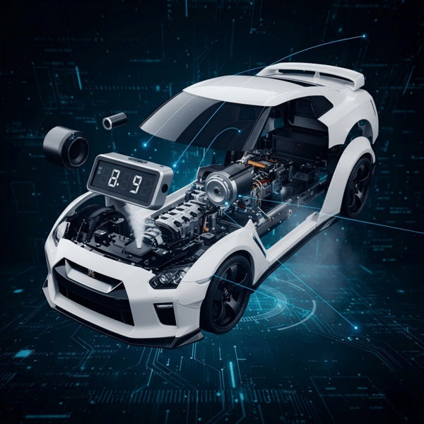Supercar Alarm Clock with Engine Sound and Light Effects