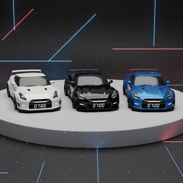 Supercar Alarm Clock with Engine Sound and Light Effects