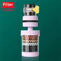 Universal Faucet Filter with Rotatable and Fixed Options