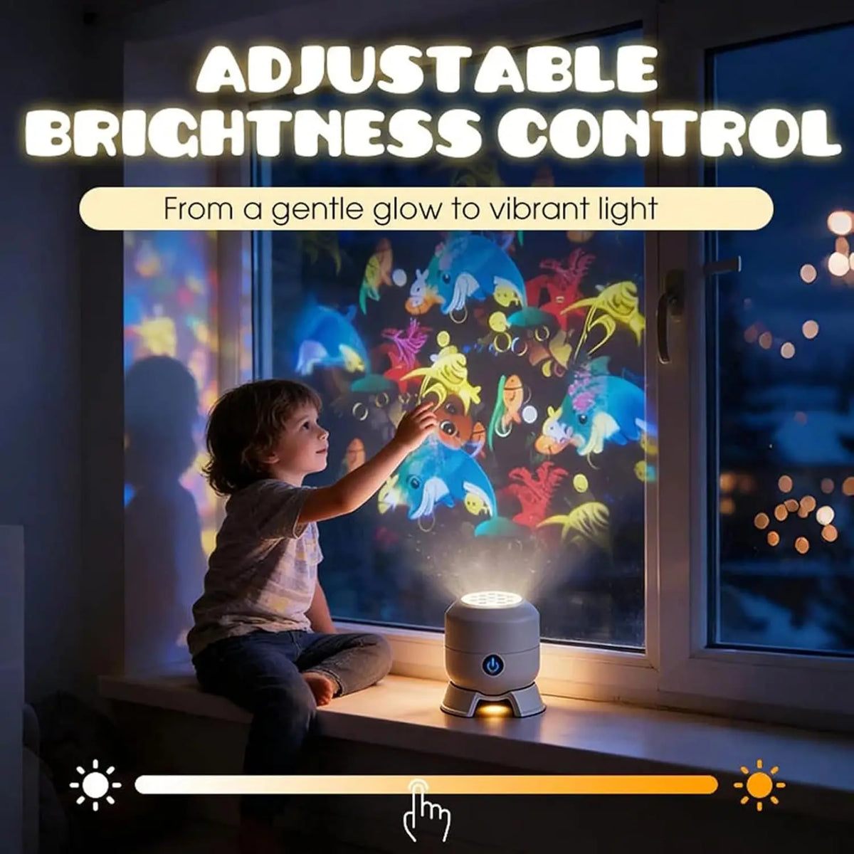 Projecteur veilleuse enfants animaux marins Lampe de plafond de chambre cadeau de sommeil bébé