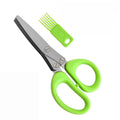 5-Blade Stainless Steel Herb and Scallion Scissors