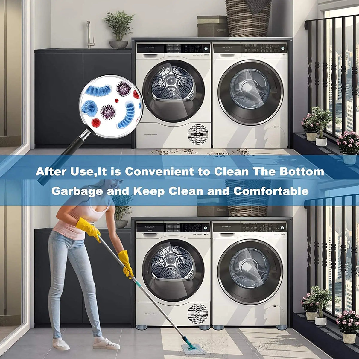 Washing Machine Anti-Vibration Pads – 4-Pack