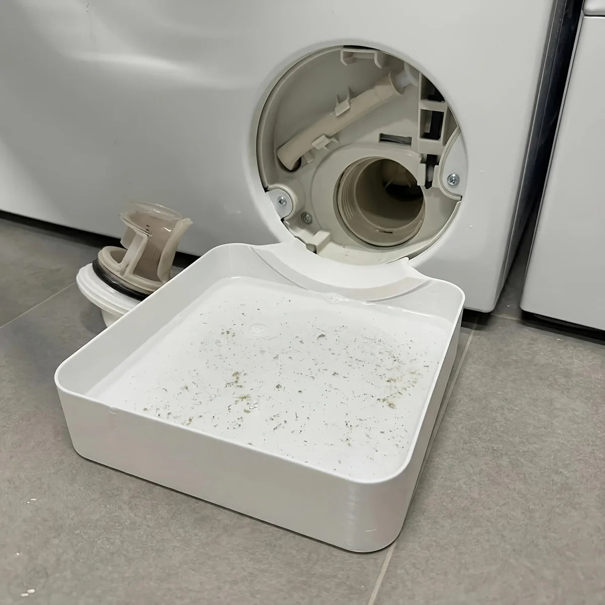 Washing Machine Drain Tray Kit with Pump Cup
