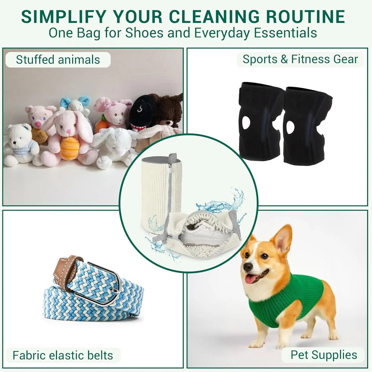 Shoe Washing Machine Bag for Sneakers