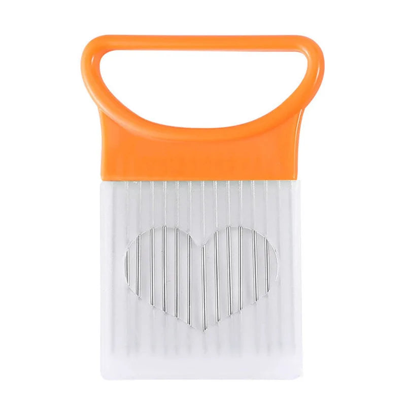 Onion Slicer Stainless Steel Holder for Chopping Vegetables Kitchen Tool