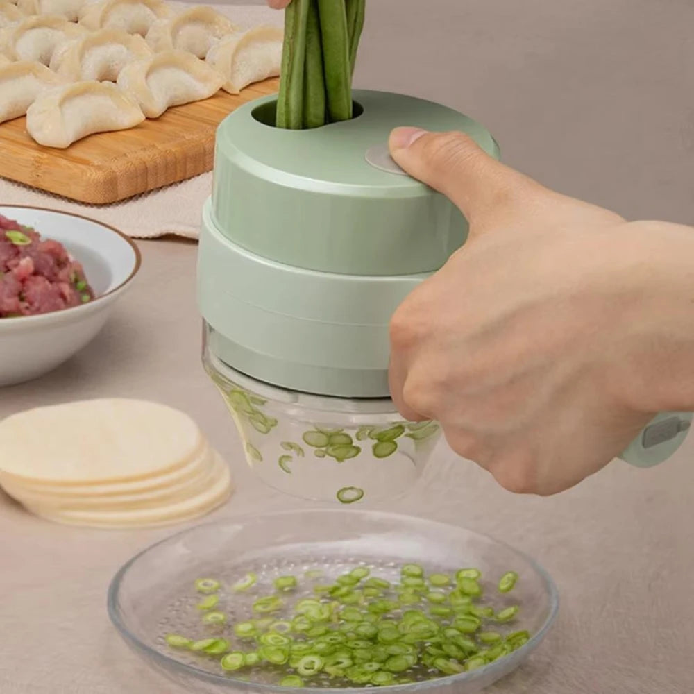 Electric Vegetable Chopper, USB Rechargeable Mini Cutter