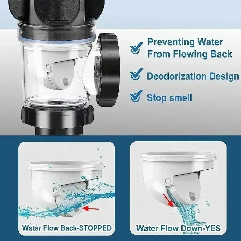 Flexible Universal Sink Drain Pipe with Odor Protection