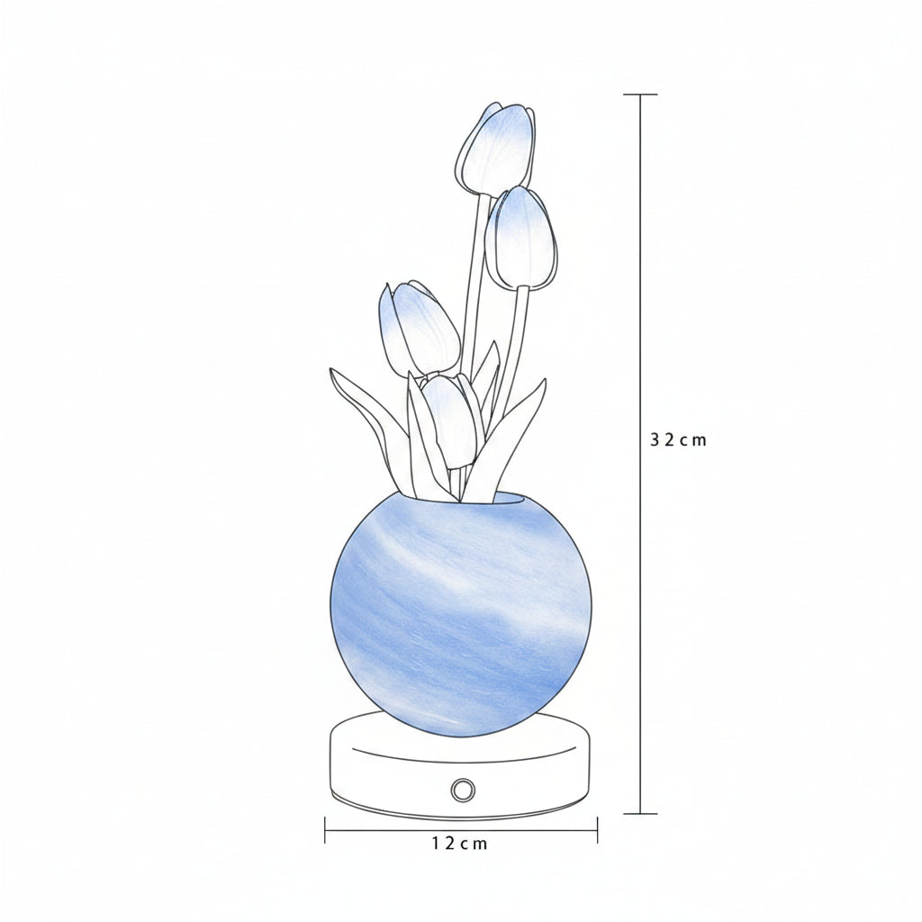 Tulip Bouquet Table Lamp