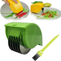 Manual Vegetable and Herb Chopper Roller with 6 Blades