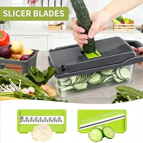 16-in-1 Vegetable Chopper with Container