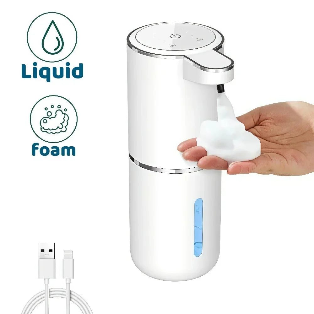 Touchless Automatic Foam Soap Dispenser, USB Rechargeable
