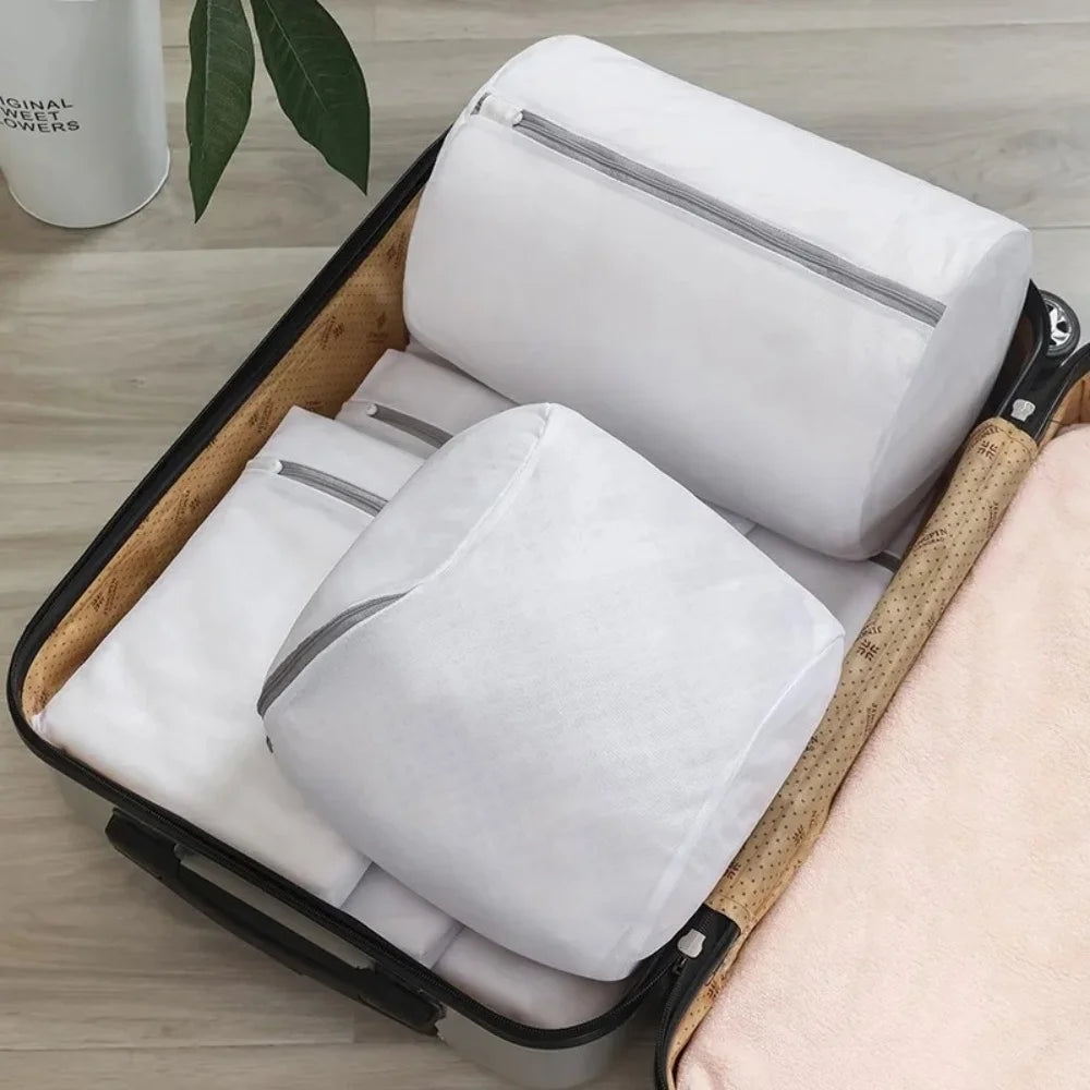 Shoe Washing Bag for Sneakers, Mesh Zipper
