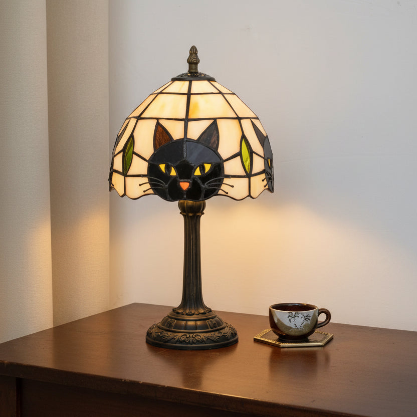 Black Cat Stained Glass