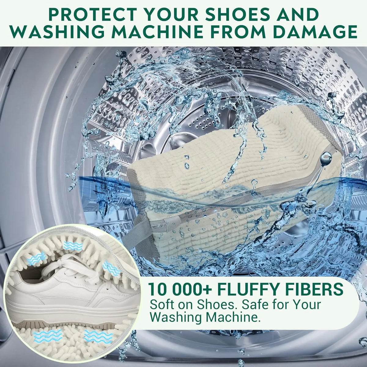 Shoe Washing Machine Bag for Sneakers