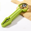 4-in-1 Stainless Steel Melon Baller and Fruit Carving Tool