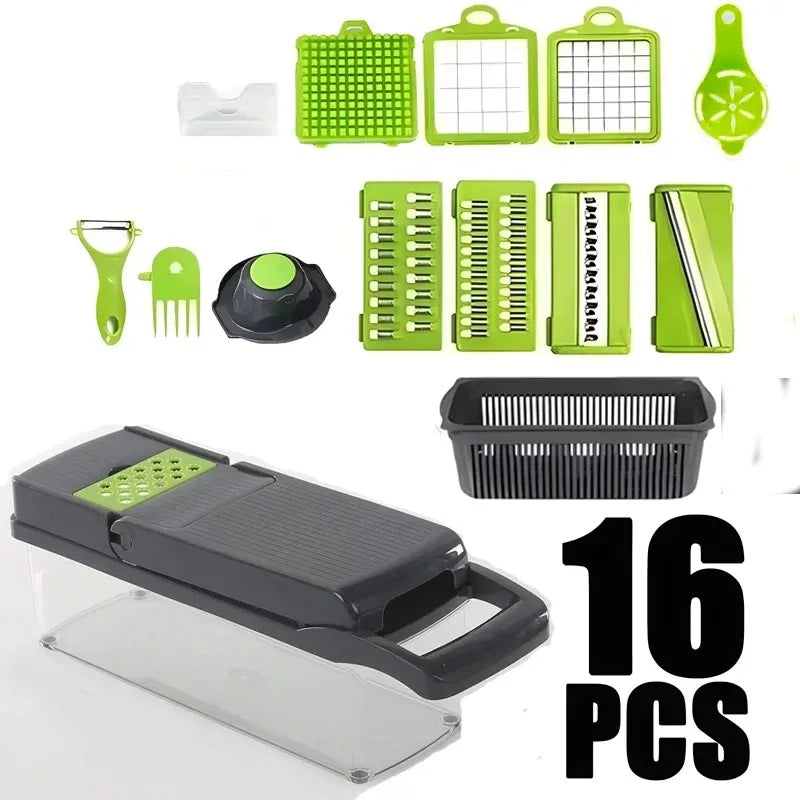 16-in-1 Vegetable Chopper with Container