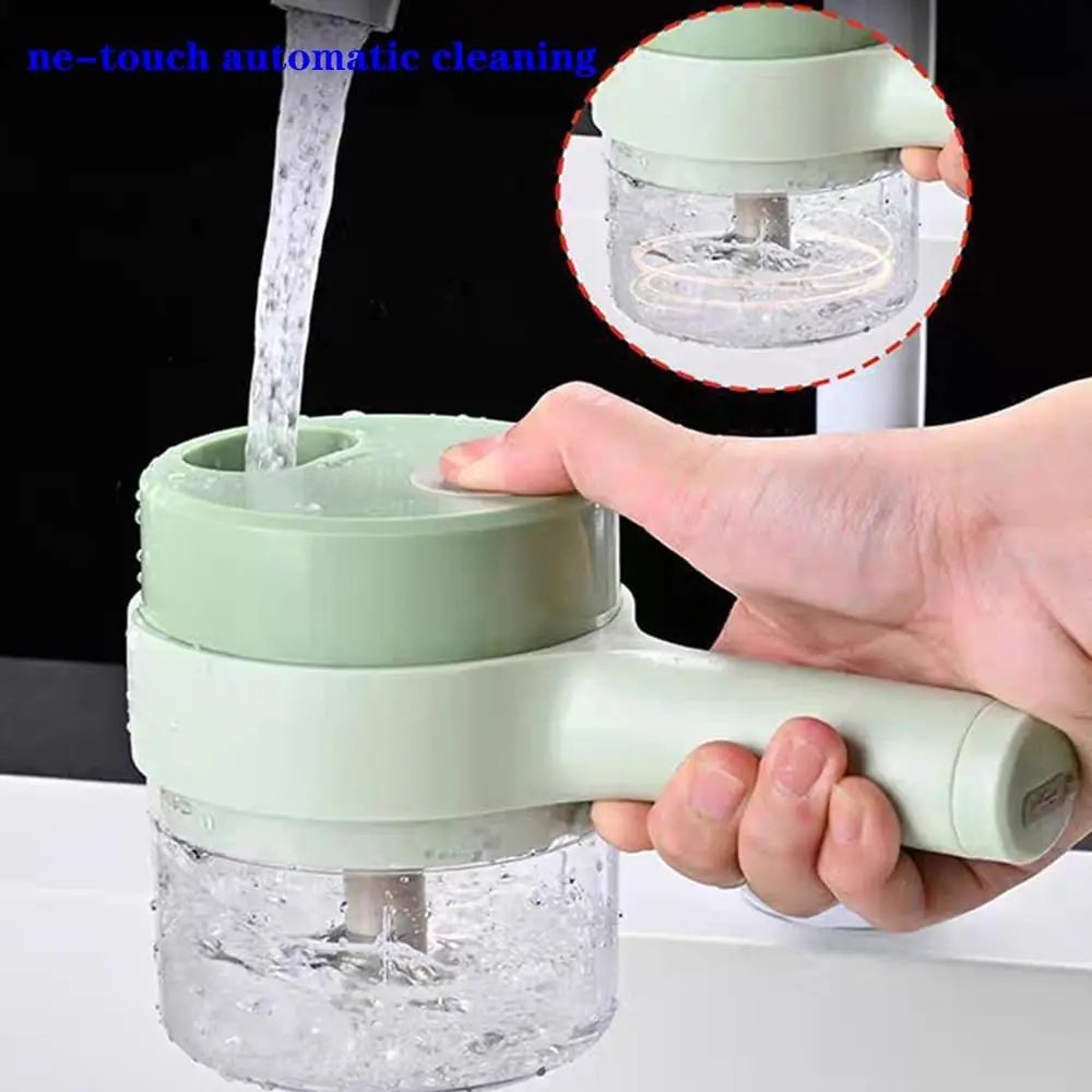 Electric Vegetable Chopper, USB Rechargeable Mini Cutter