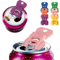 Can Tab Opener Set, 12-Piece Stainless Steel with Protective Cover