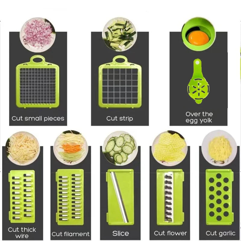 16-in-1 Vegetable Chopper with Container