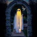 4FT Lighted Hanging Ghost on Swing with Remote