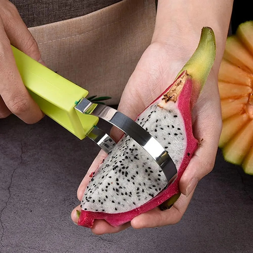 4-in-1 Stainless Steel Melon Baller and Fruit Carving Tool