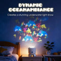 Projecteur veilleuse enfants animaux marins Lampe de plafond de chambre cadeau de sommeil bébé