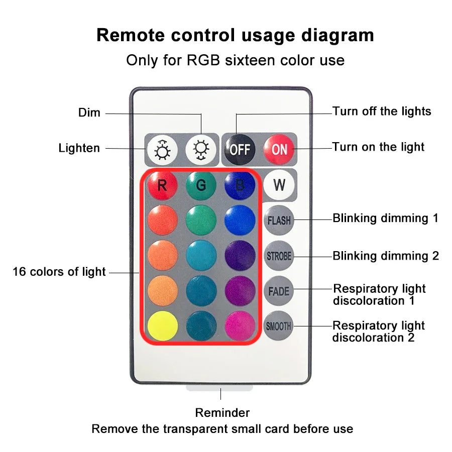 16-Colour Ocean Water Ripple Projector Night Light