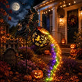 Halloween Witch Cauldron LED Garden Light – 1 or 2 Pack