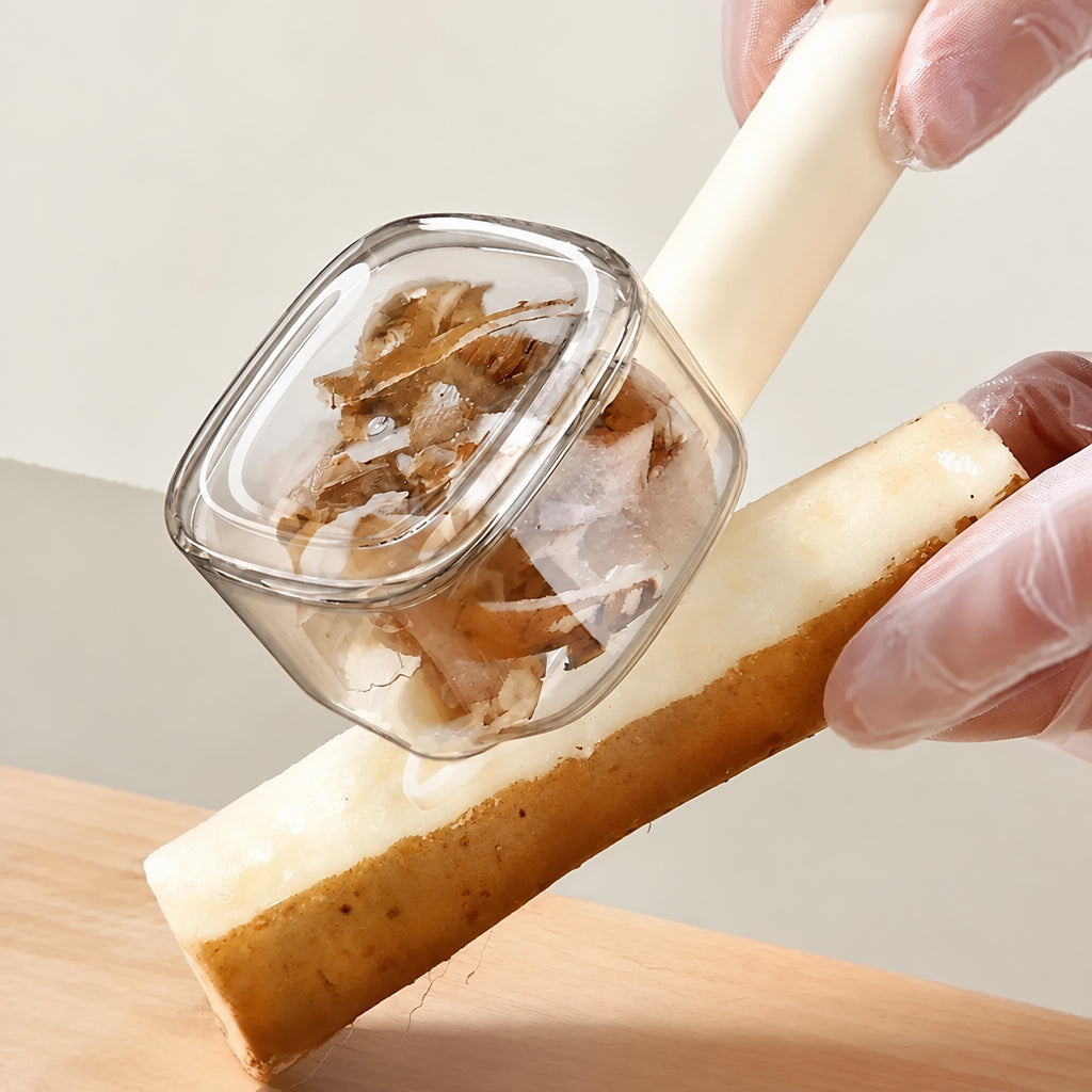 Vegetable Peeler with Storage Box, Stainless Steel Blade