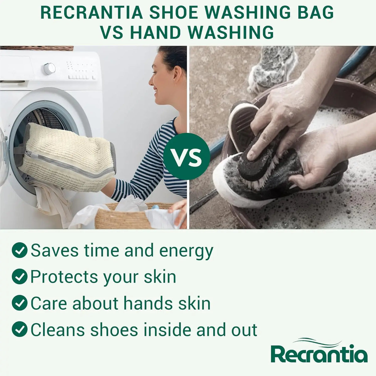 Shoe Washing Machine Bag for Sneakers