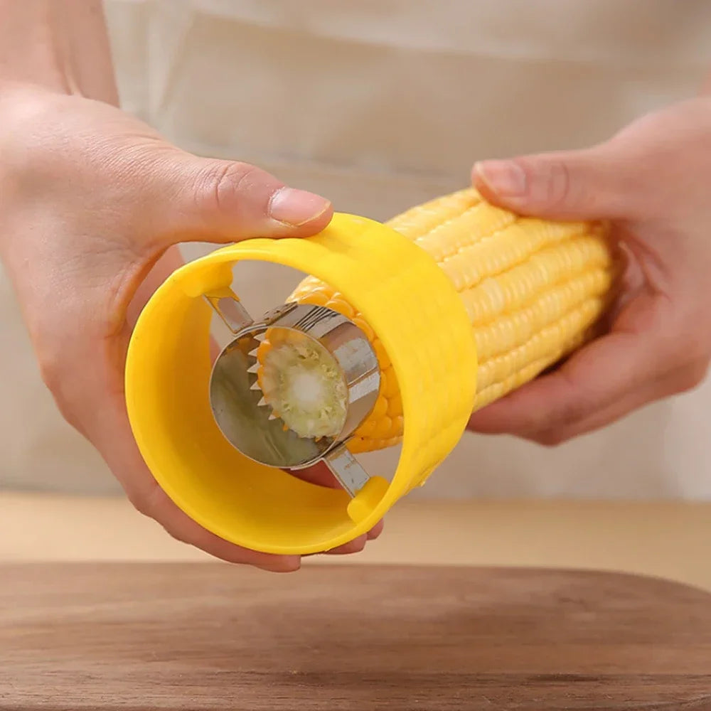 Stainless Steel Corn Stripper and Cob Kernel Remover