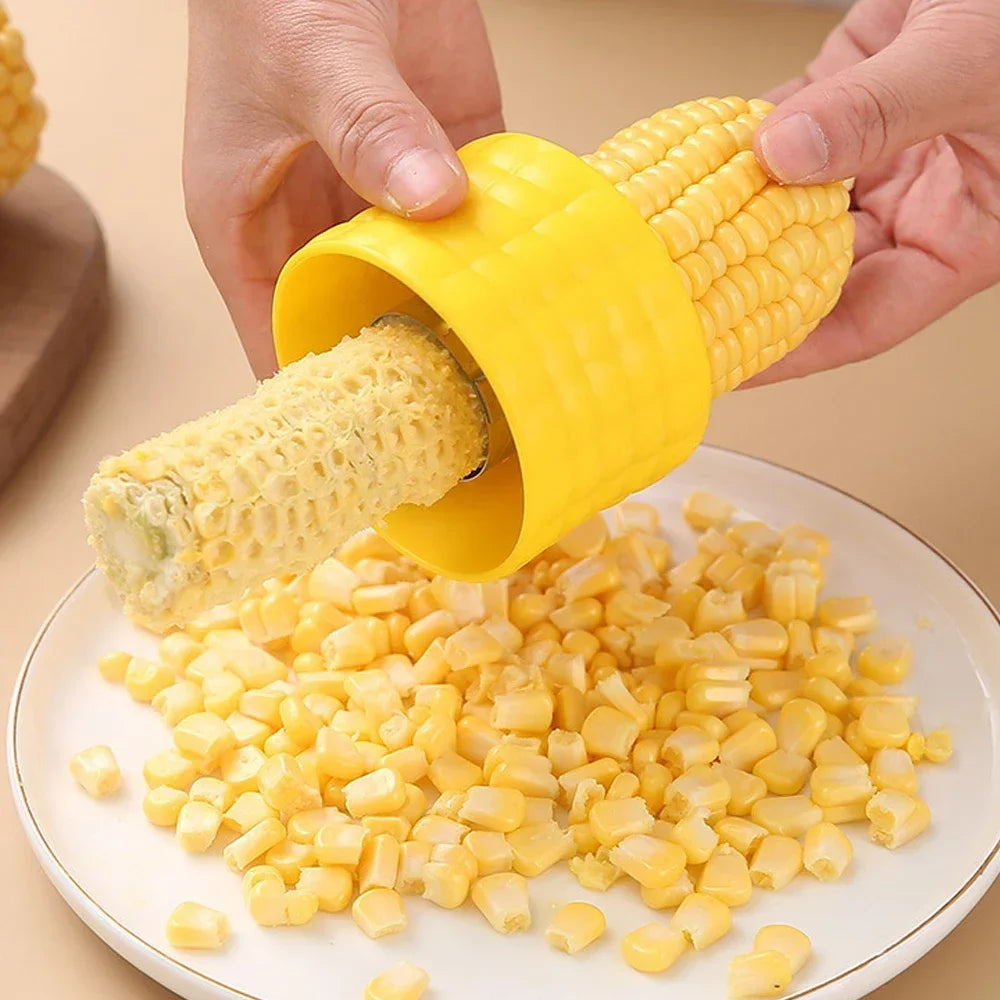 Stainless Steel Corn Stripper and Cob Kernel Remover