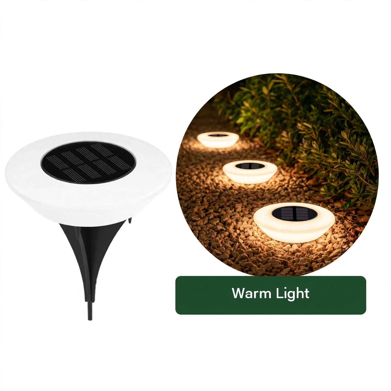 Garden Pathway Disk Lamp