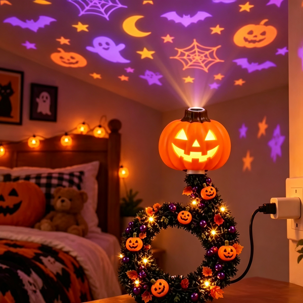 Halloween LED Projector Light with 8 Lenses for Ceiling Decor