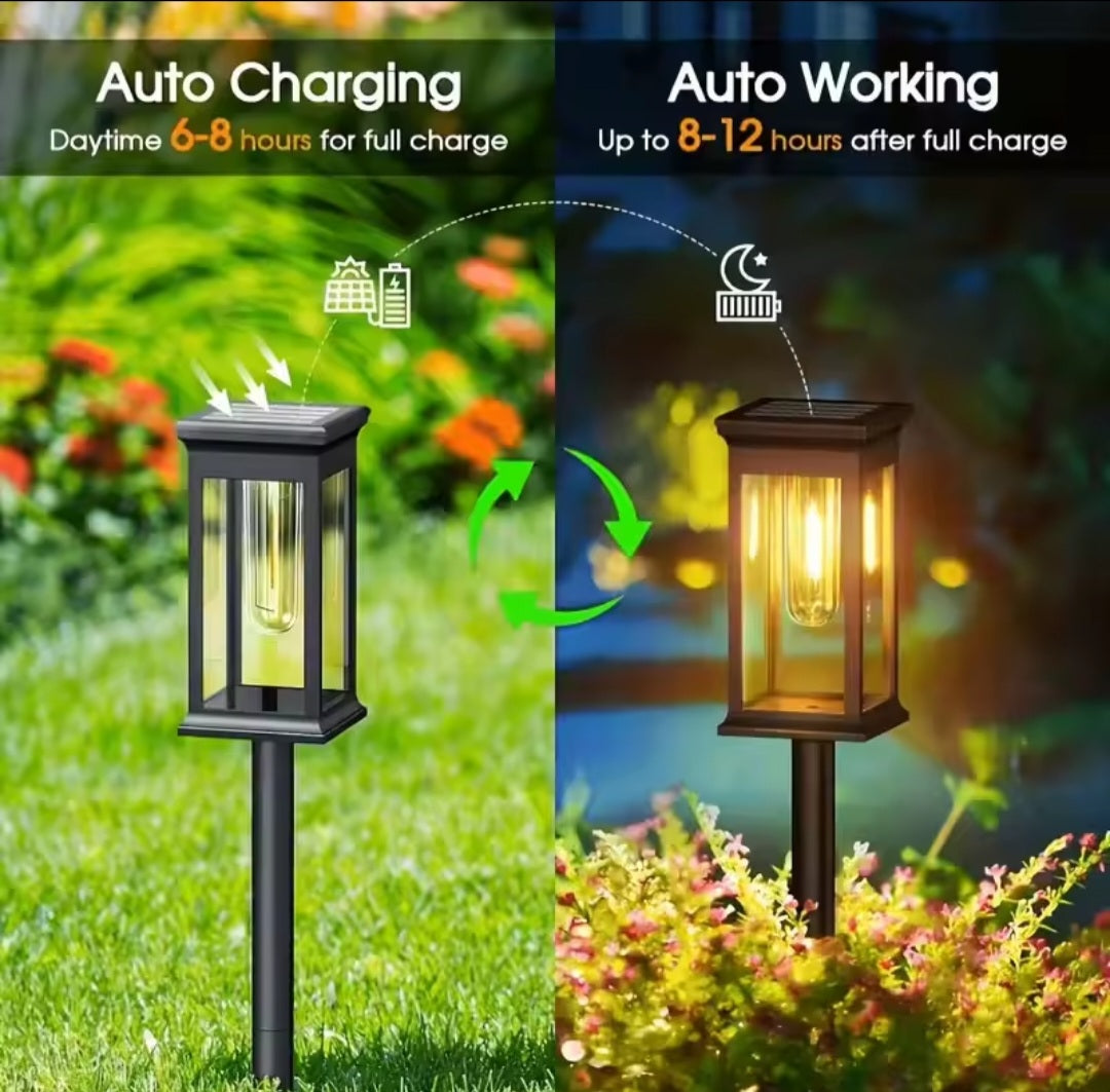 Solar Pathway Lights LED Waterproof