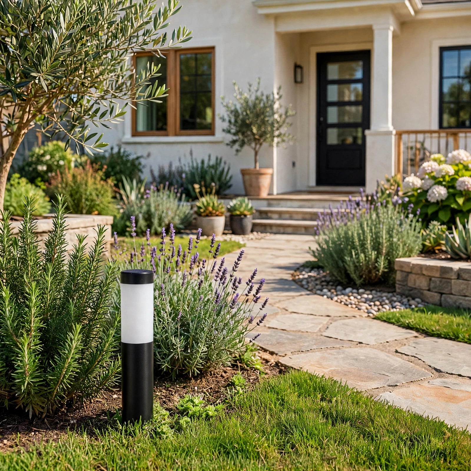 Solar Pathway Lights Stainless Steel 2 Pack