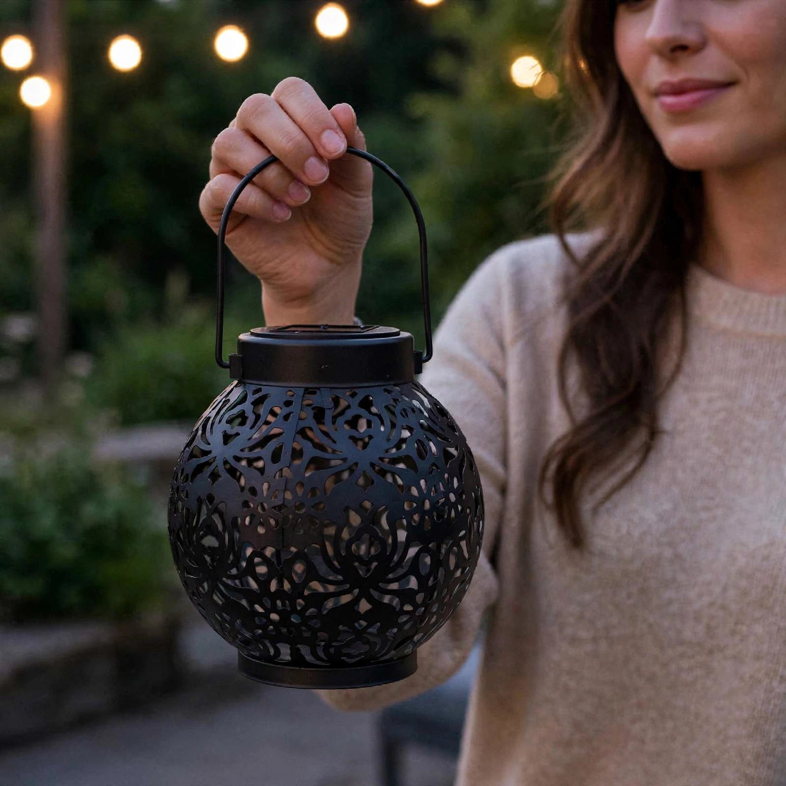 Solar Garden Lantern LED Waterproof