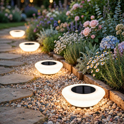 Garden Pathway Disk Lamp