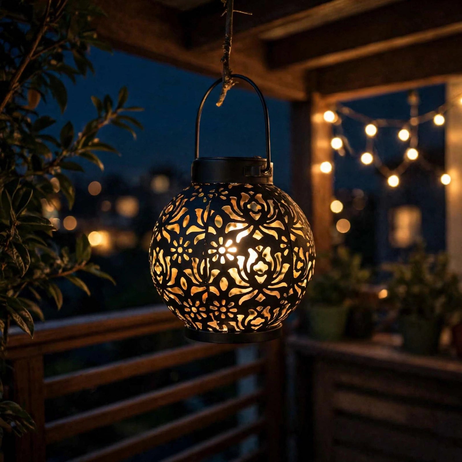 Solar Garden Lantern LED Waterproof