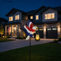 Solar Eagle Garden Stake Light | Patriotic Lawn Decor