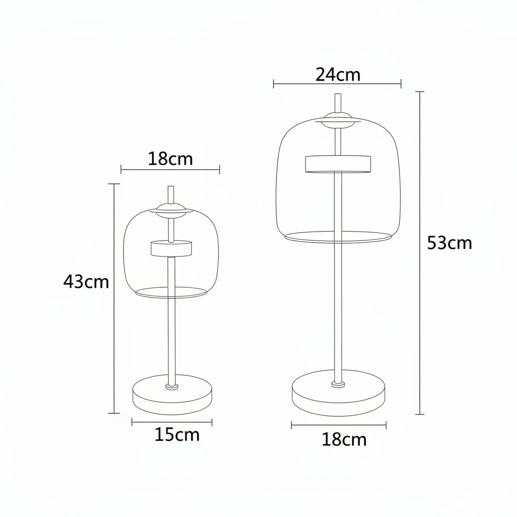 Nordic Glass Lamp